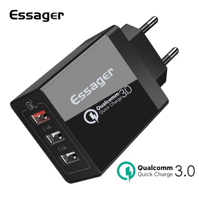 Essager 30W Quick Charge 3.0 Multi USB Charger