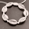 Handmade Natural Seashell Hand Knit Bracelet