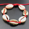 Handmade Natural Seashell Hand Knit Bracelet