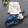 BibiCola Spring Autumn Baby Girls Clothing Set