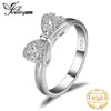 JewelryPalace Bow knot 925 Sterling Silver Rings