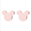 New Fashion Crystal Mickey Minnie Stud Earrings