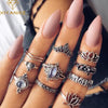 XIYANIKE 10Pcs/Set Vintage Midi Ring Sets