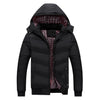 Men's Cotton Parka Coat Hooded Bomber Parkas Jackets