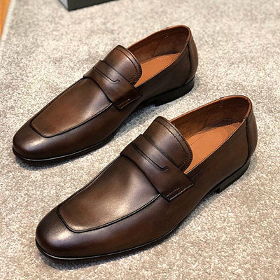 BELLECOM2019 Men's leather shoes