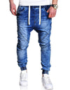 Men Jeans Runway Biker Jeans Fashion Skinny Jeans