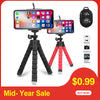 Tripod Phone Holder Clip Stand for Universal Phone