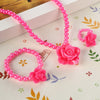 Rose Imitation Pearl Children Beaded Jewelry