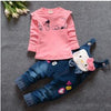 BibiCola Spring Autumn Baby Girls Clothing Set