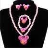 1set=4pcs Imitation Pearl Baby Girl Lovely Necklac