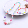 2pcs Necklace Bracelet Children Kids jewelry Sets For Girl