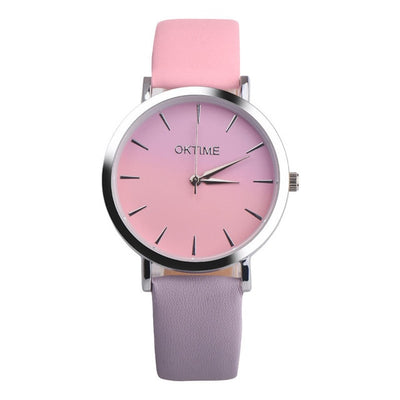 2018 Fashion WristWatch Retro Rainbow Design Women Dress Watch