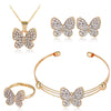 HC Cute Butterfly Girls Kids Jewelry Sets