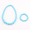 Color Children Necklace Jewelry Set