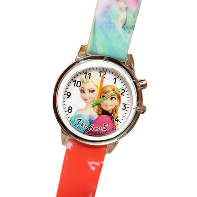 Electronic Colorful Light Source Child Watch