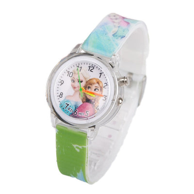 Electronic Colorful Light Source Child Watch