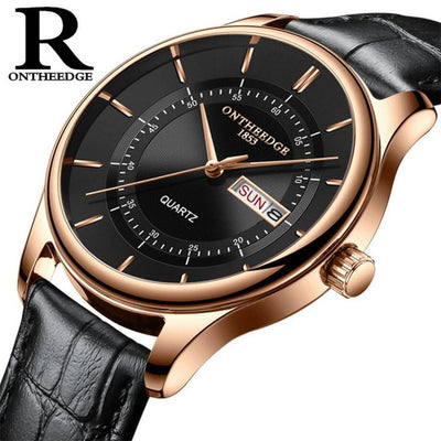 High Quality Rose Gold Dial Watch Men