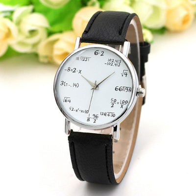 Fashion Math Function Pattern Leather Band