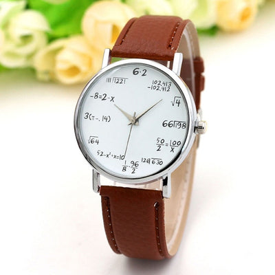 Fashion Math Function Pattern Leather Band