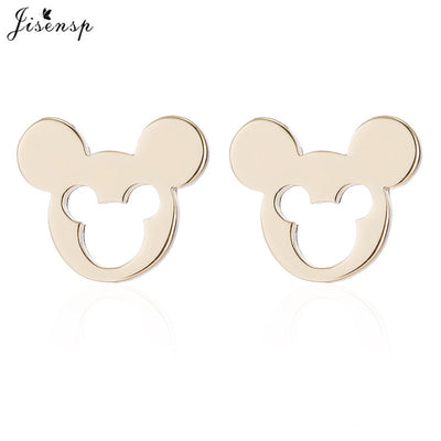 Jisensp Cute Mickey Earrings for Women