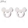 Jisensp Cute Mickey Earrings for Women