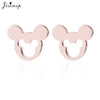 Jisensp Cute Mickey Earrings for Women