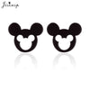 Jisensp Cute Mickey Earrings for Women