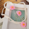 Cute Pink Simulated Pearl Beads Kid Jewelry Sets