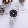 Simple silver watches women