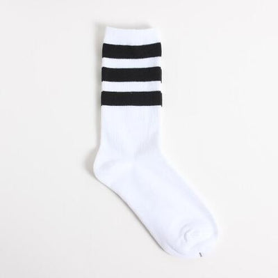 3 Three Stripes Socks Women Men Cotton