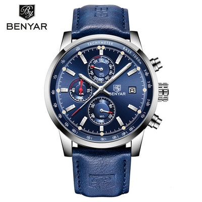 BENYAR Watches Men Luxury Brand Quartz Watch