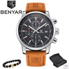 BENYAR Watches Men Luxury Brand Quartz Watch