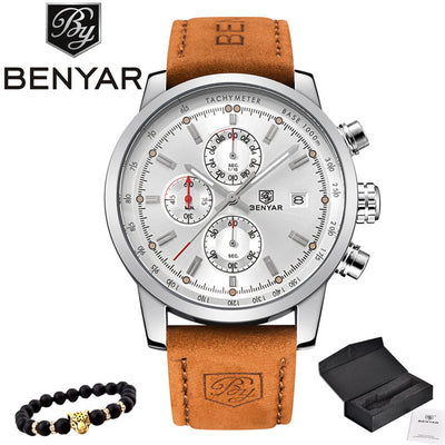 BENYAR Watches Men Luxury Brand Quartz Watch