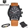 BENYAR Watches Men Luxury Brand Quartz Watch