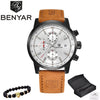 BENYAR Watches Men Luxury Brand Quartz Watch