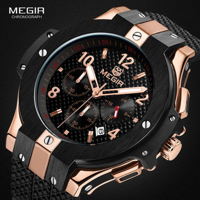 MEGIR Chronograph Sport Watch Men