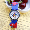 3D Rubber Strap Spiderman Children Watch