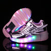 Kids Shoes with LED Lights Children Roller Skate Sneakers