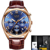 Top Brand Luxury Waterproof 24 Hour Date Quartz Clock