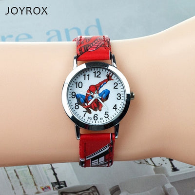 JOYROX Spiderman Pattern Children Watches