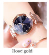 Luxury ladies watch magnet stainless steel