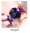 Luxury ladies watch magnet stainless steel