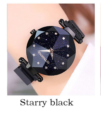 Luxury ladies watch magnet stainless steel