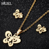 SMJEL Stainless Steel Mickey Necklace Women Jewelry