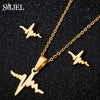 SMJEL Stainless Steel Mickey Necklace Women Jewelry