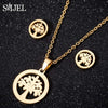 SMJEL Stainless Steel Mickey Necklace Women Jewelry