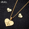 SMJEL Stainless Steel Mickey Necklace Women Jewelry