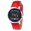 Women Fashion Casual PU Leather Strap Ladies Watch