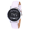 Women Fashion Casual PU Leather Strap Ladies Watch