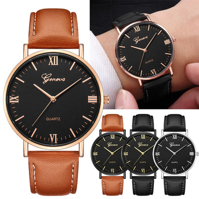 Luxury Business Unisex Women Ladies wrist Watch